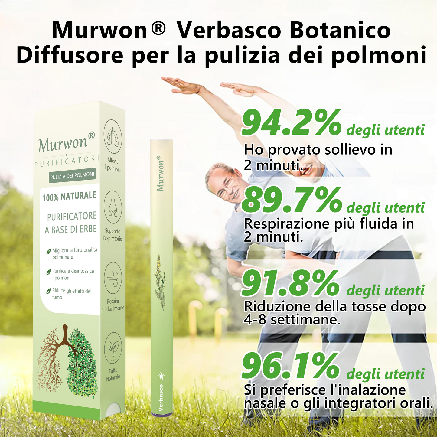 Negozio ufficiale🌐𝑀𝑢𝑟𝑤𝗈𝗇® 𝑫𝒊𝒇𝒇𝒖𝒔𝒐𝒓𝒆 𝒃𝒐𝒕𝒂𝒏𝒊𝒄𝒐 𝒅𝒊 𝒗𝒆𝒓𝒃𝒂𝒔𝒄𝒐 𝒑𝒆𝒓 𝒍𝒂 𝒑𝒖𝒍𝒊𝒛𝒊𝒂 𝒅𝒆𝒊 𝒑𝒐𝒍𝒎𝒐𝒏𝒊(🫁Indicato per tosse, faringite, respiro affannoso, eccesso di muco, congestione nasale, bronchite, sintomi allergici e fastidi polmonari)